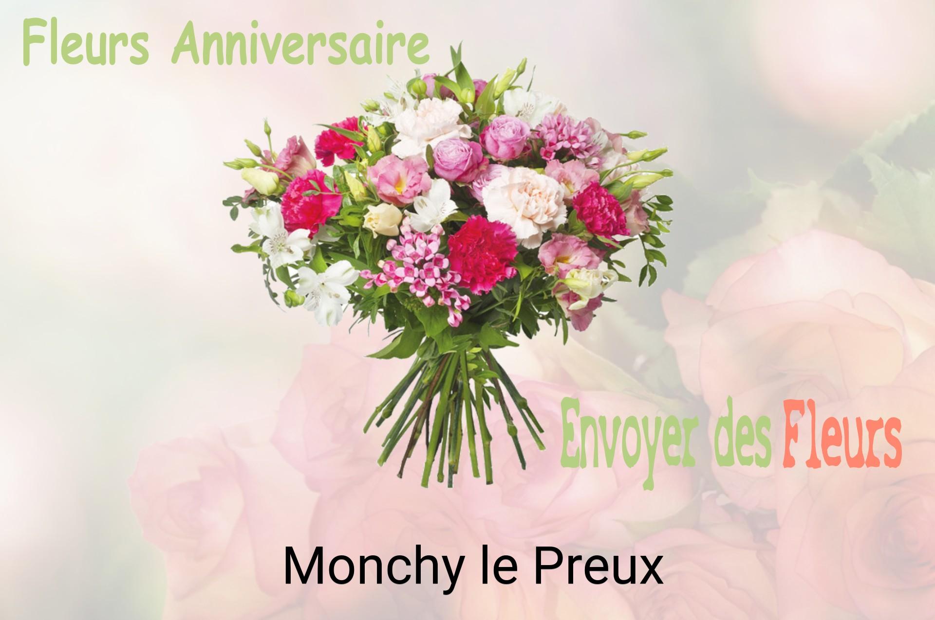 Bouquet de fleurs d’anniversaire livré à Monchy-le-Preux